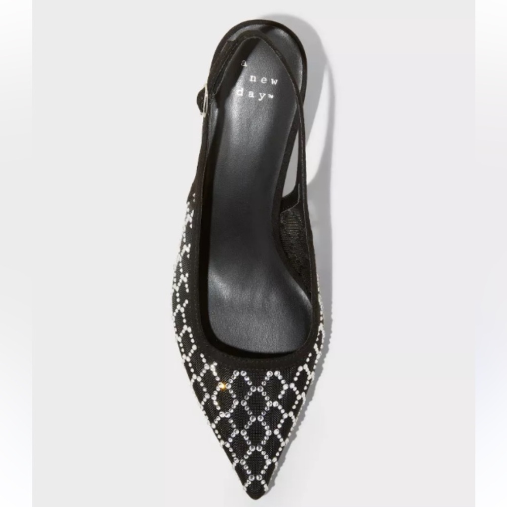 A New Day NWT Black Kitten Heel - Picture 2 of 11